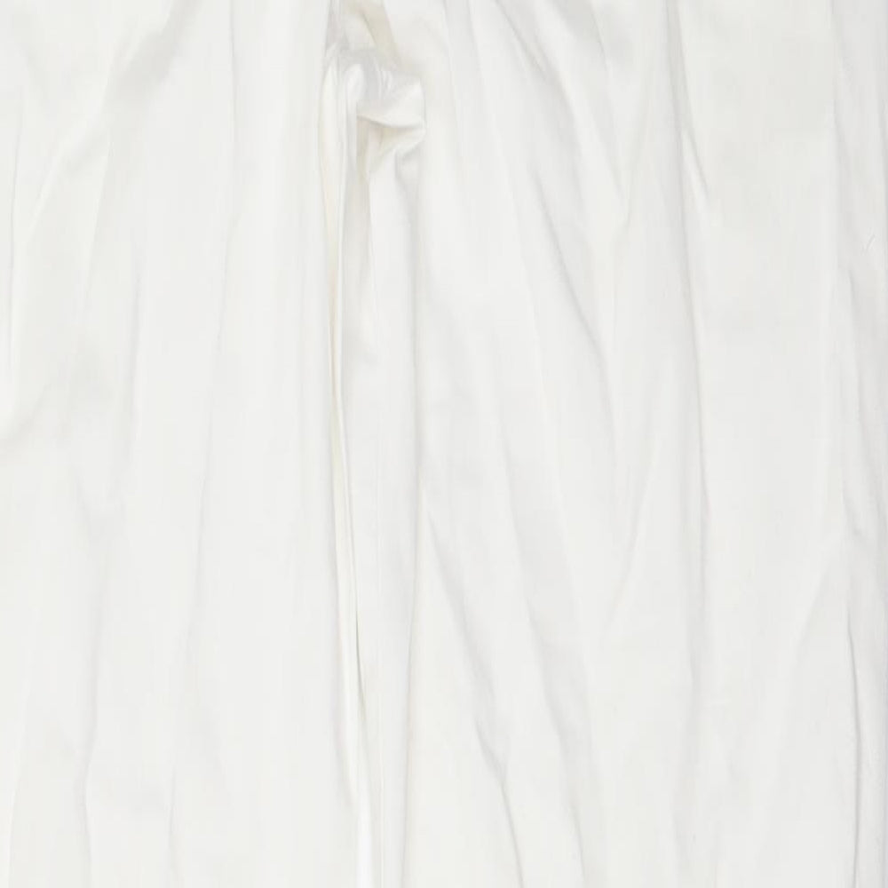 Marks and Spencer Womens White   Straight Jeans Size 12 L30 in