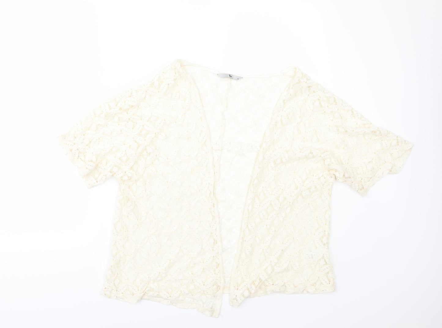 TU Womens Ivory   Kimono Blouse Size 18