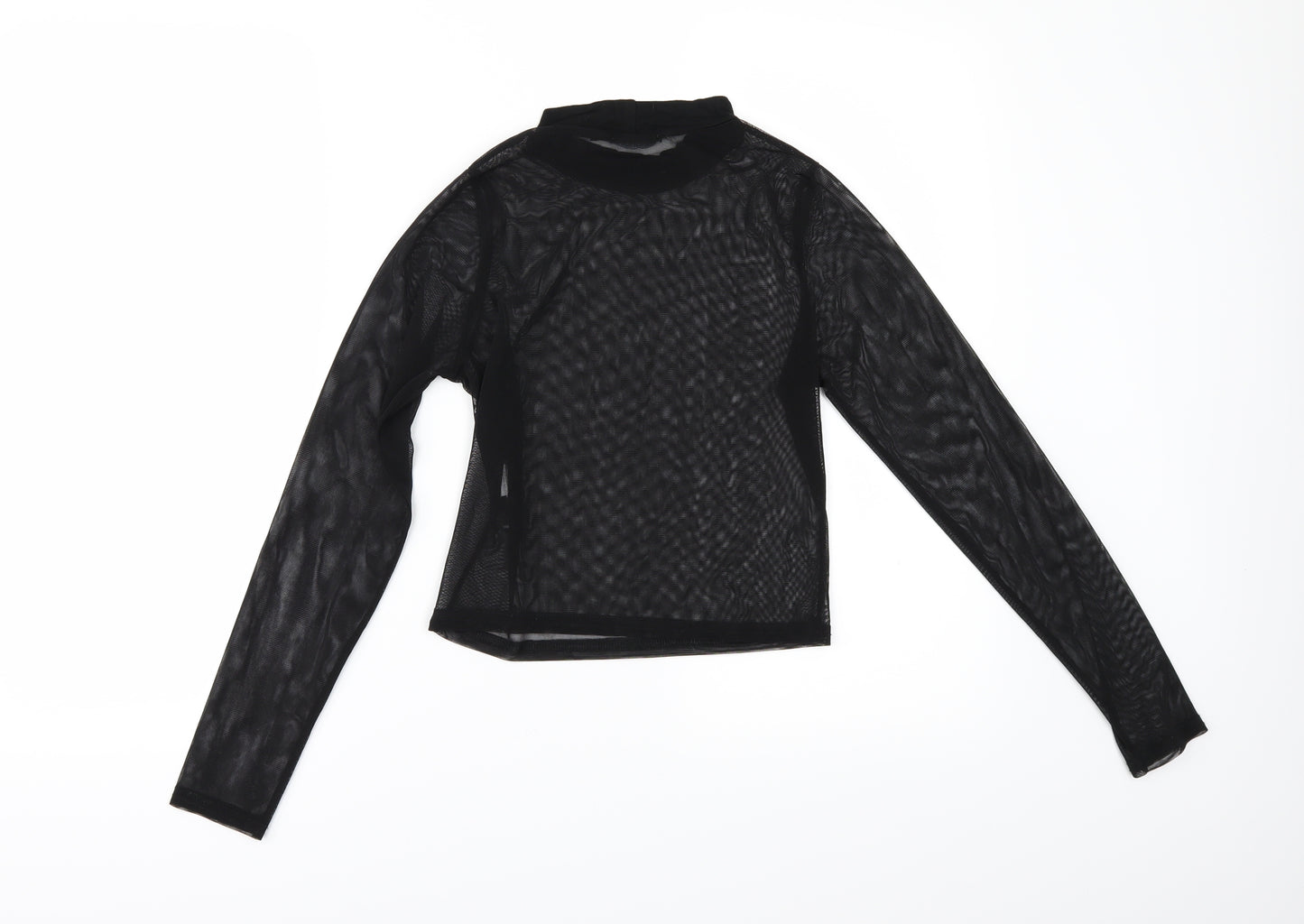 Boohoo Womens Black   Basic Blouse Size 10