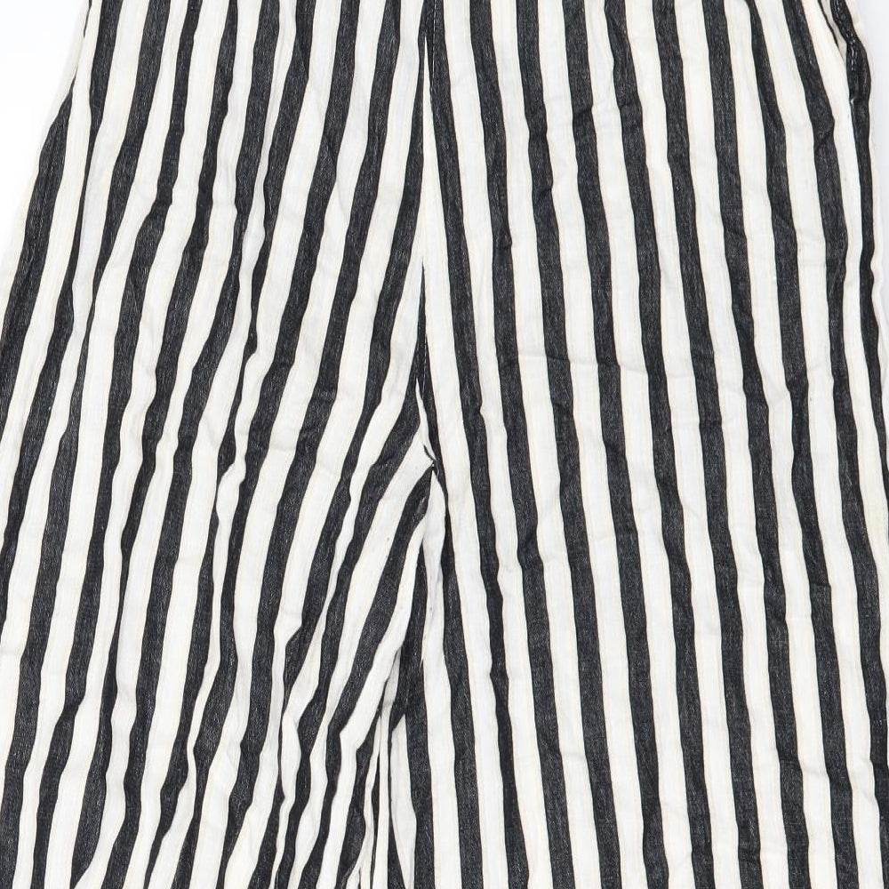H&M Womens Ivory Spotted  Culotte Shorts Size 8