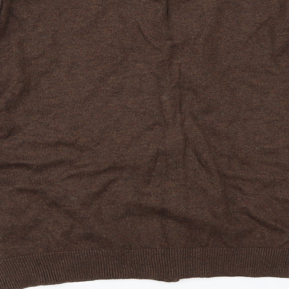 H&M Womens Brown   Cardigan Jumper Size L