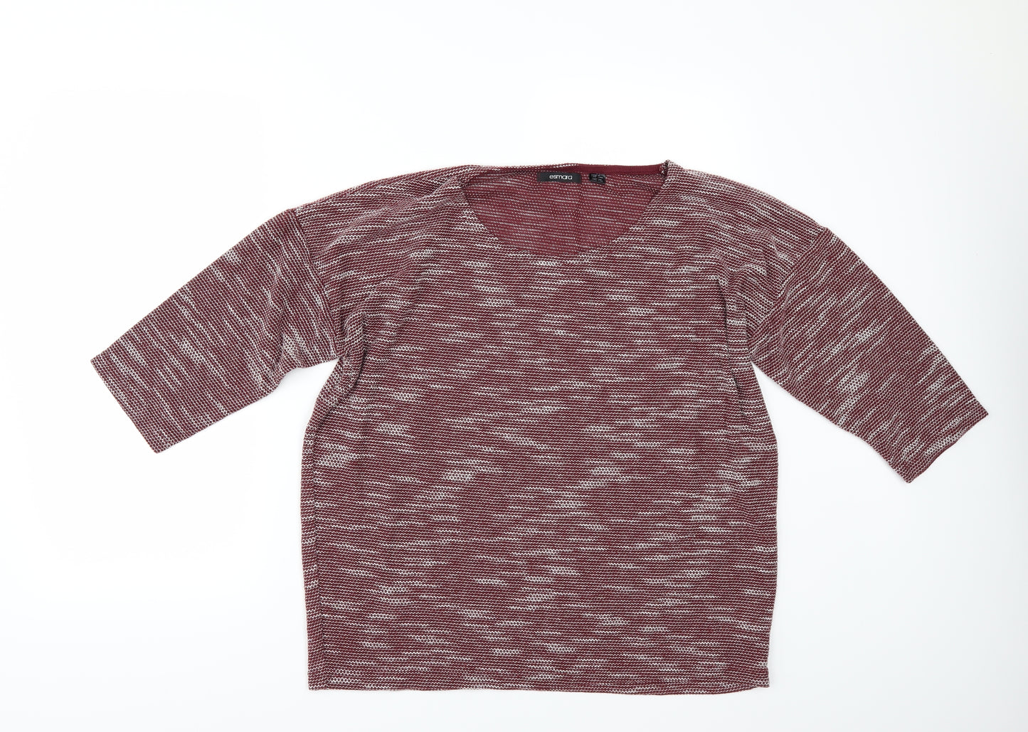 ESMARA Womens Red   Basic T-Shirt Size L
