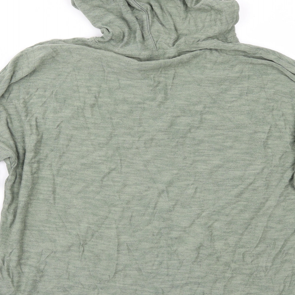 Marks and Spencer Womens Green   Pullover Hoodie Size 14