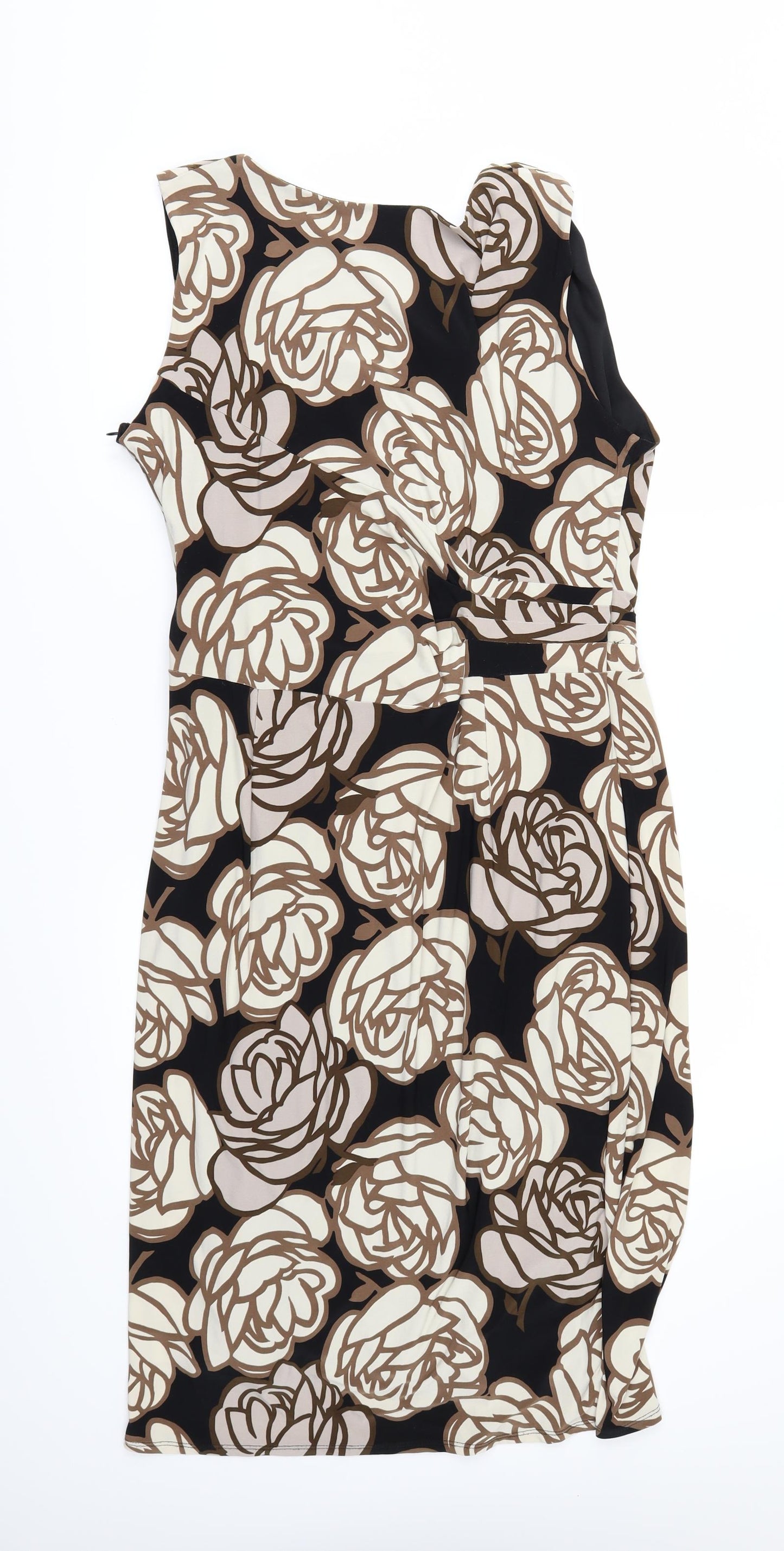 Phase Eight Womens Brown Floral  Shift  Size 16