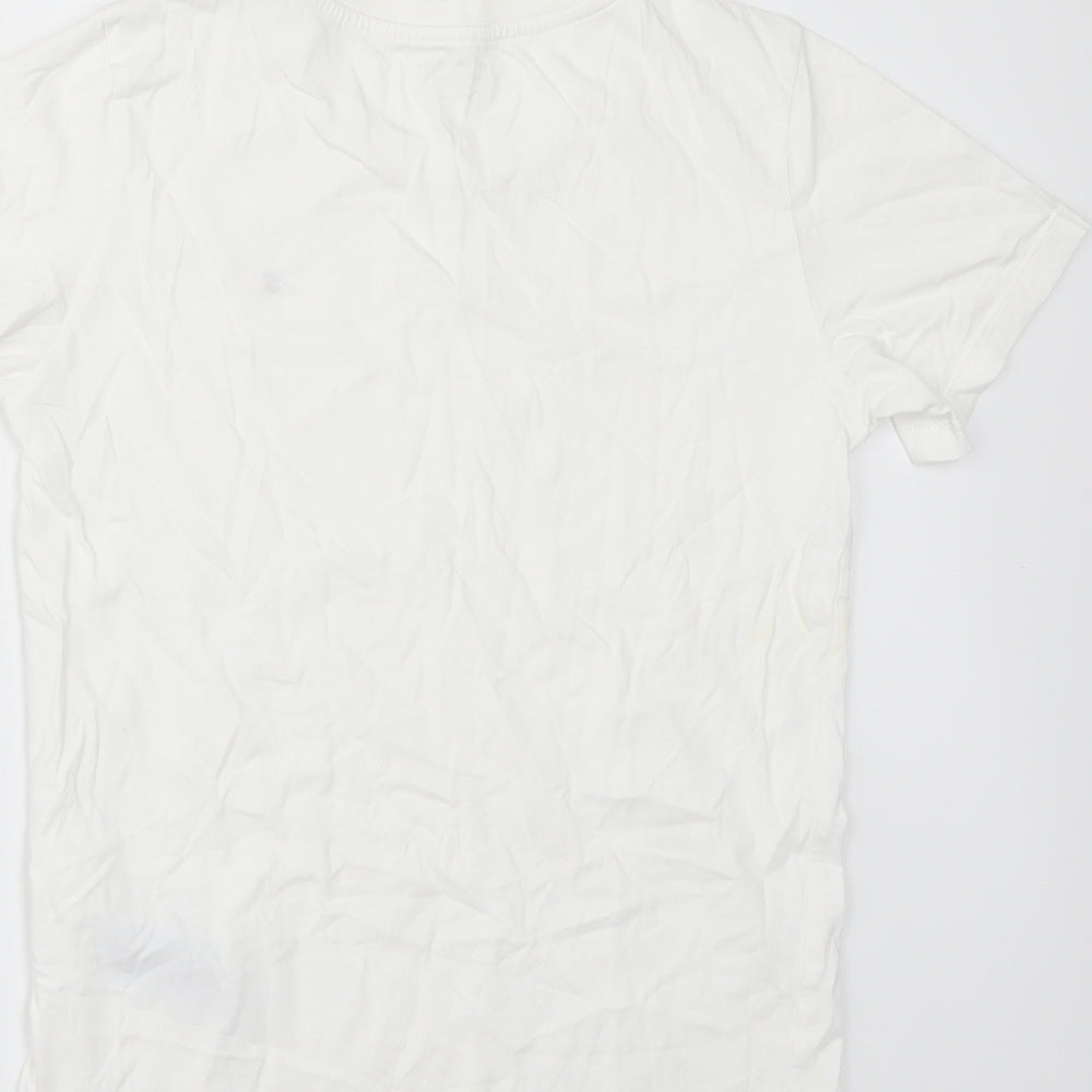 Tommy Hilfiger Boys White   Basic T-Shirt Size 11-12 Years