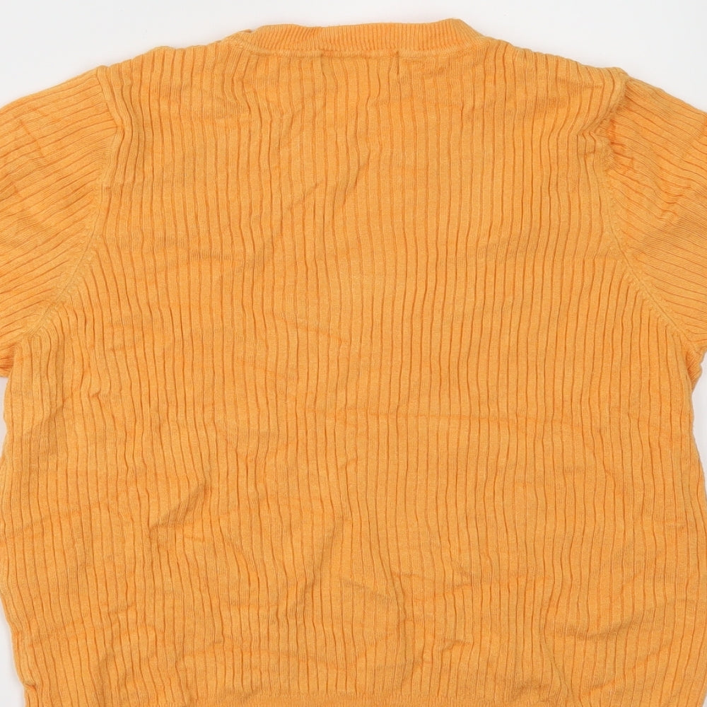 Marks and Spencer Womens Orange   Pullover Jumper Size 16