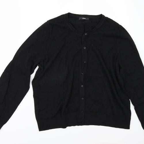 Marks and Sencers Womens Black   Cardigan Jumper Size 20