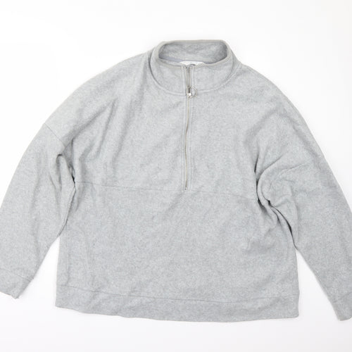 Primark Womens Grey  Fleece Jacket  Size XL