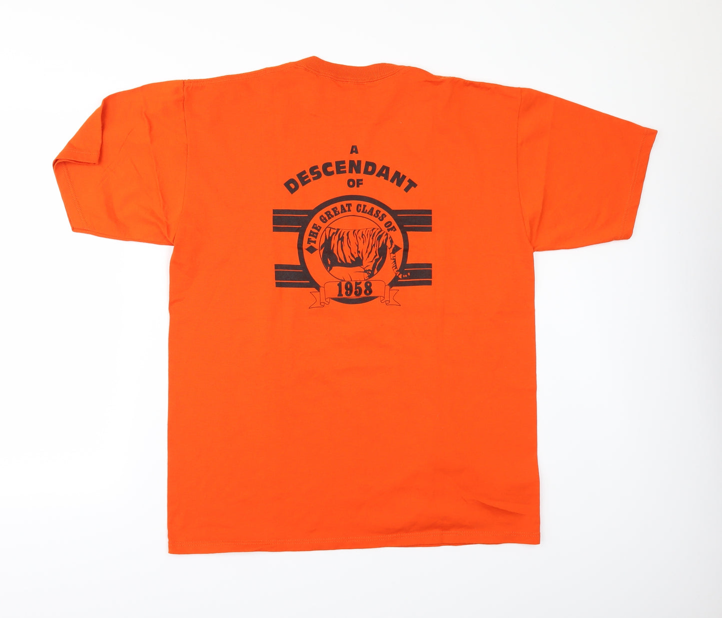 JERZEES Mens Orange    T-Shirt Size L