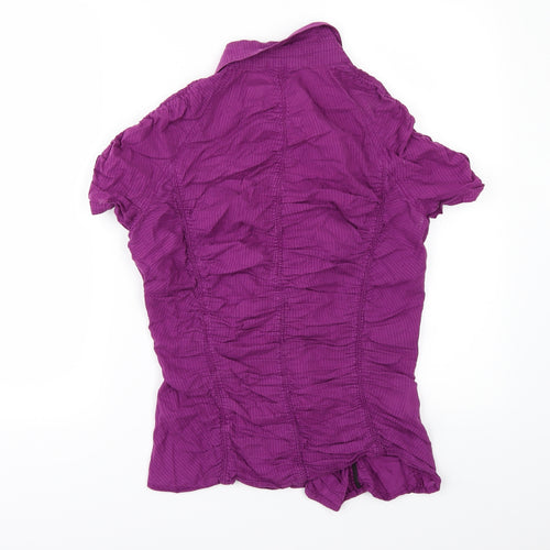 MNG Womens Purple   Tunic Button-Up Size XL