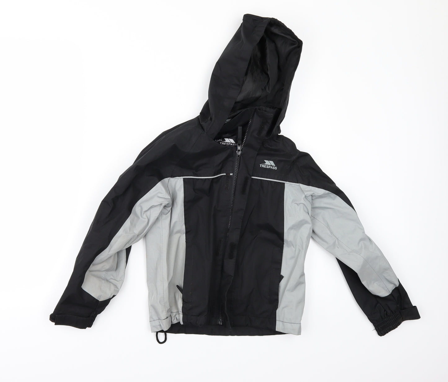 Trespass Boys Black   Jacket Coatigan Size 5-6 Years