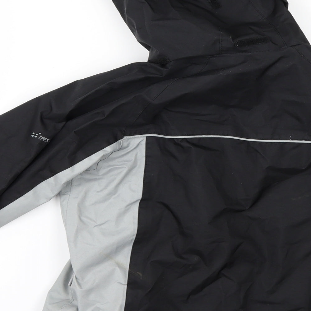 Trespass Boys Black   Jacket Coatigan Size 5-6 Years