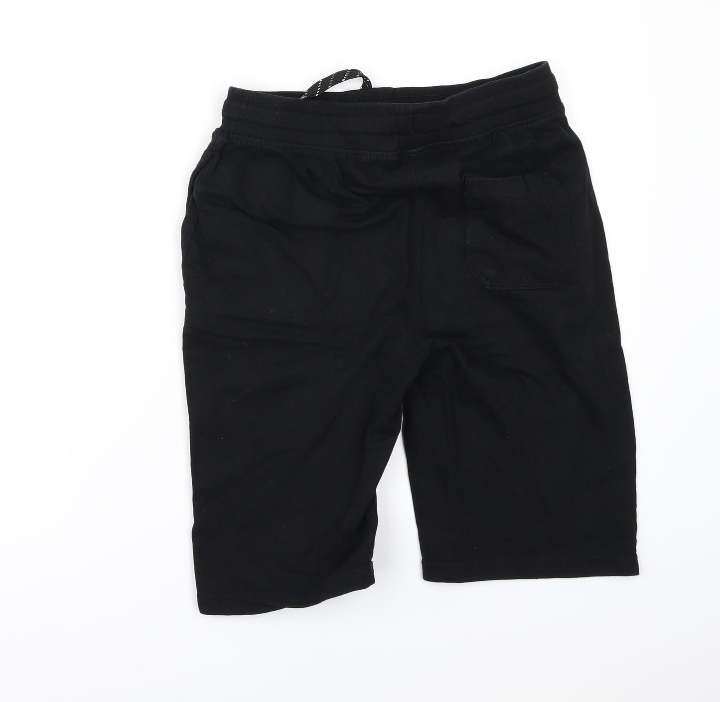 Mana Boys Black   Sweat Shorts Size 13-14 Years