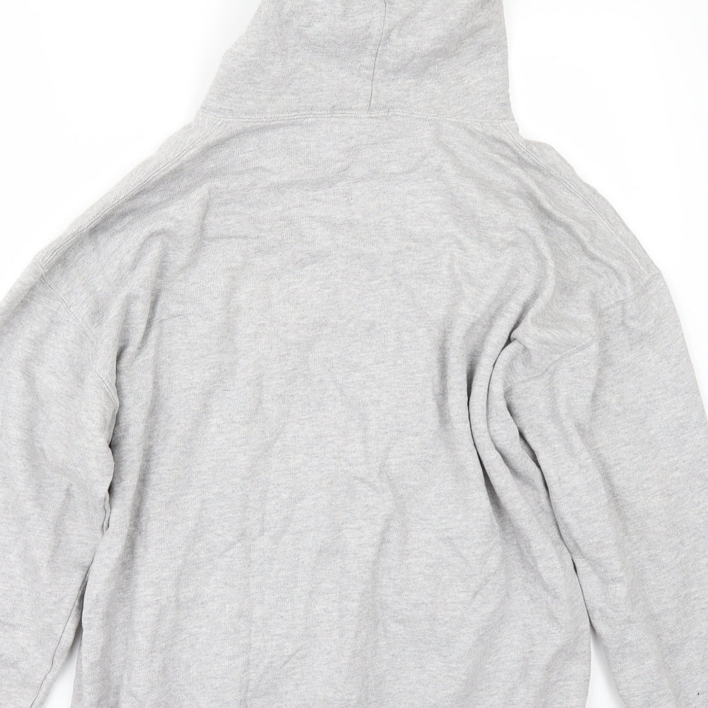 STYLIWISE Womens Grey   Pullover Hoodie Size S
