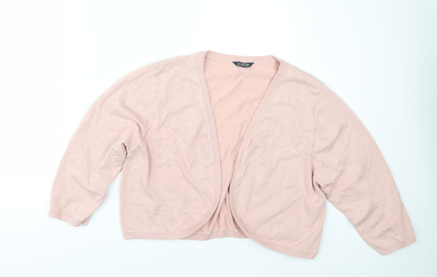 BHS Womens Pink   Cardigan Jumper Size 20