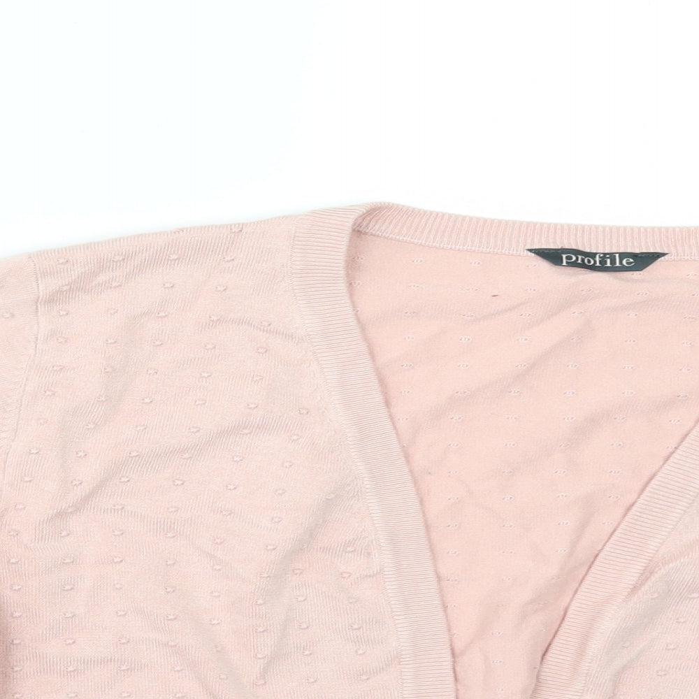 BHS Womens Pink   Cardigan Jumper Size 20