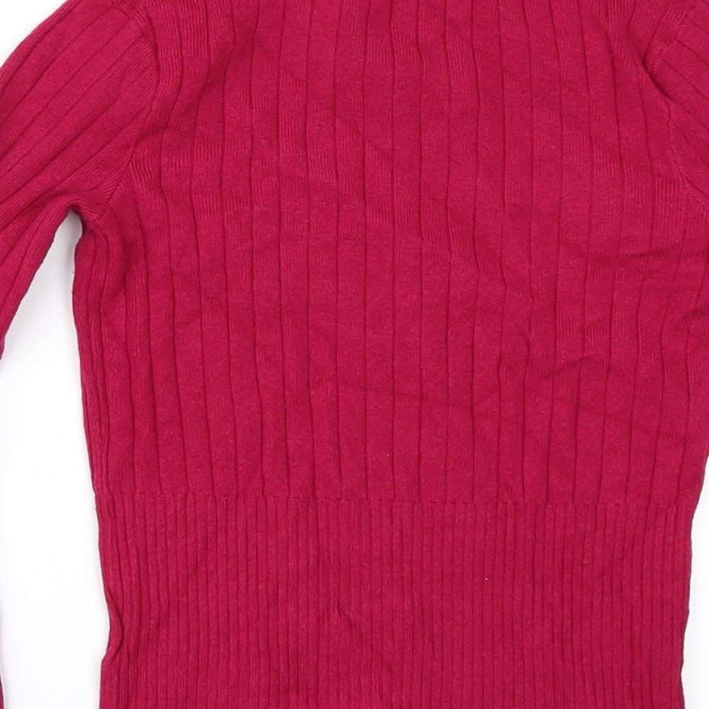 Marks and Spencer Womens Pink   Pullover Jumper Size 8