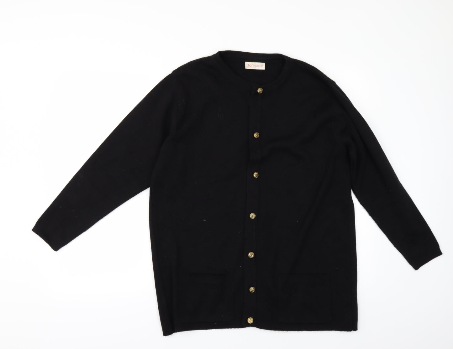 Bonmarché Womens Black   Cardigan Jumper Size 20