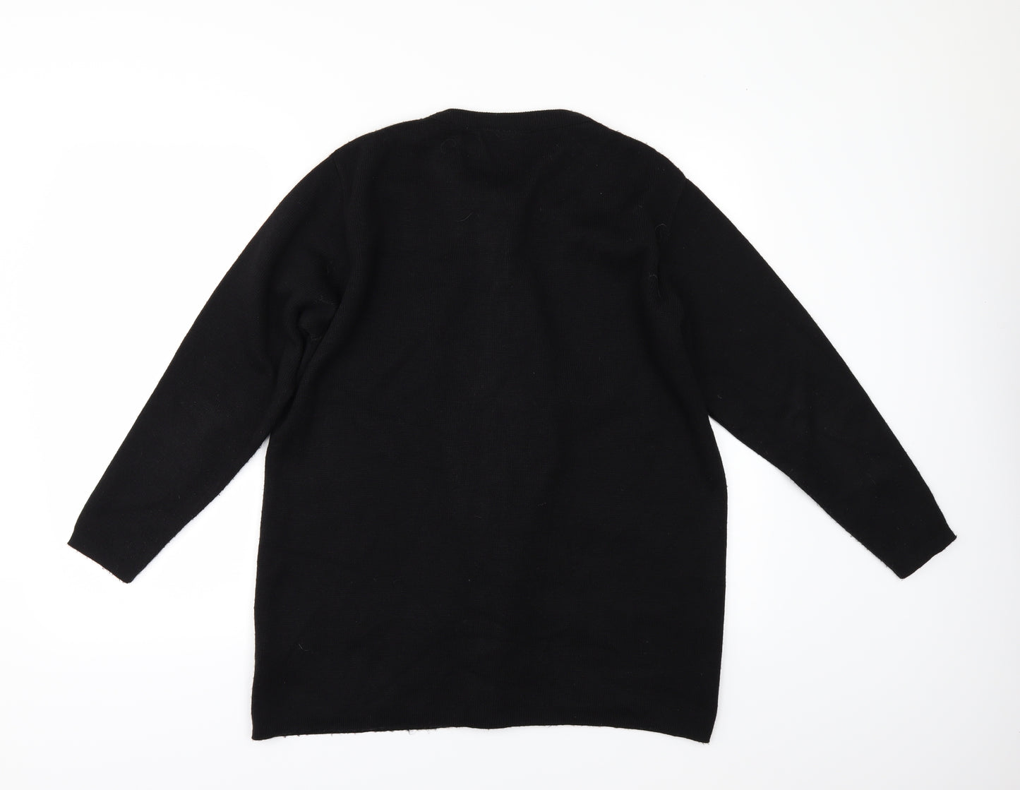 Bonmarché Womens Black   Cardigan Jumper Size 20