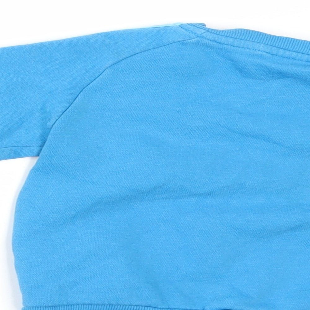 adidas Baby Blue   Pullover Jumper Size 9-12 Months