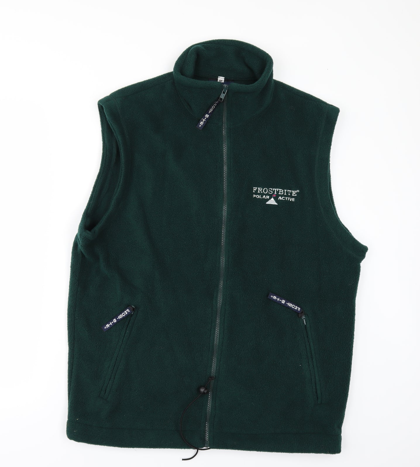 FROST BITE Mens Green  Fleece Gilet Jacket Size M
