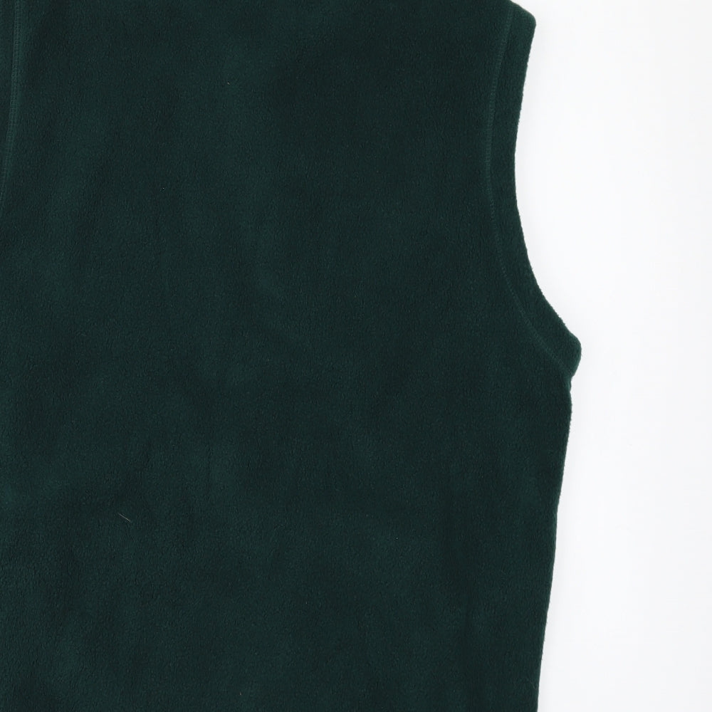 FROST BITE Mens Green  Fleece Gilet Jacket Size M