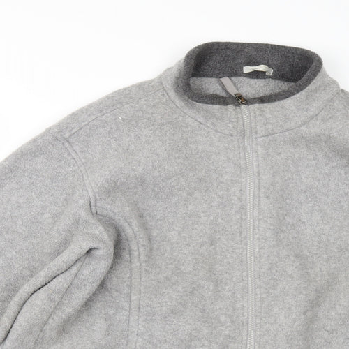 Marks and Spencer Womens Grey  Fleece Jacket  Size 14