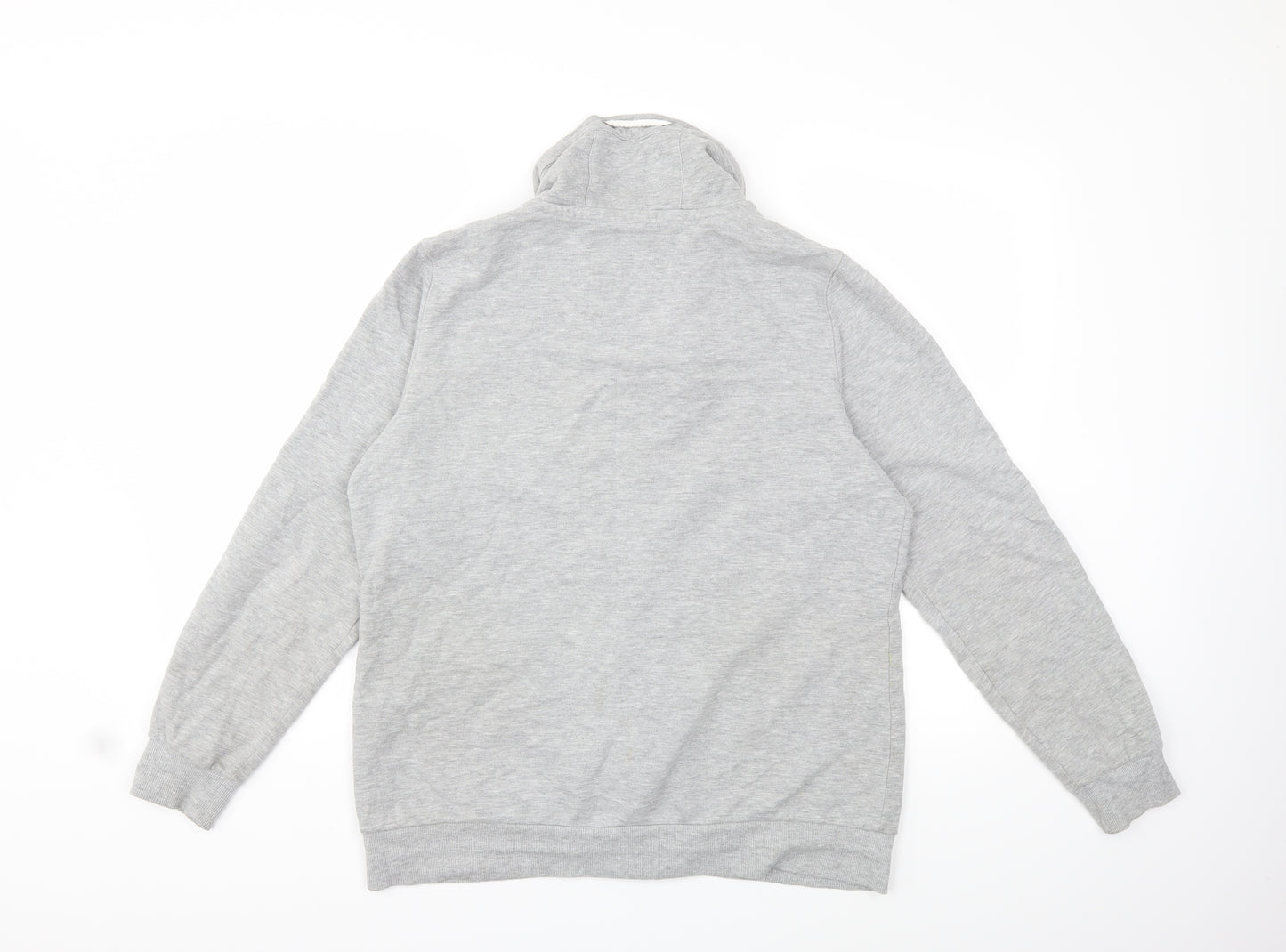 ESMARA Mens Grey   Full Zip Sweatshirt Size L