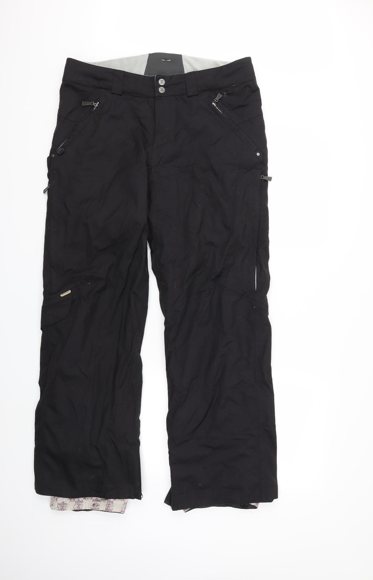Preworn Womens Black   Trousers  Size M L28 in
