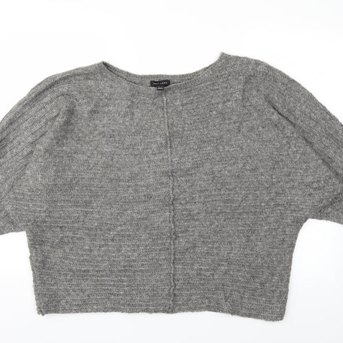 New Look Womens Grey  Knit Pullover Jumper Size L