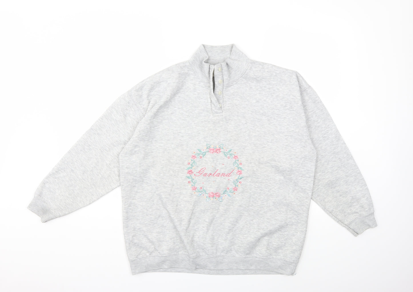 Nature Republic Womens Grey   Pullover Sweatshirt Size S