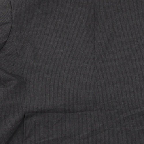 Burton Mens Grey Striped  Jacket Suit Jacket Size 48