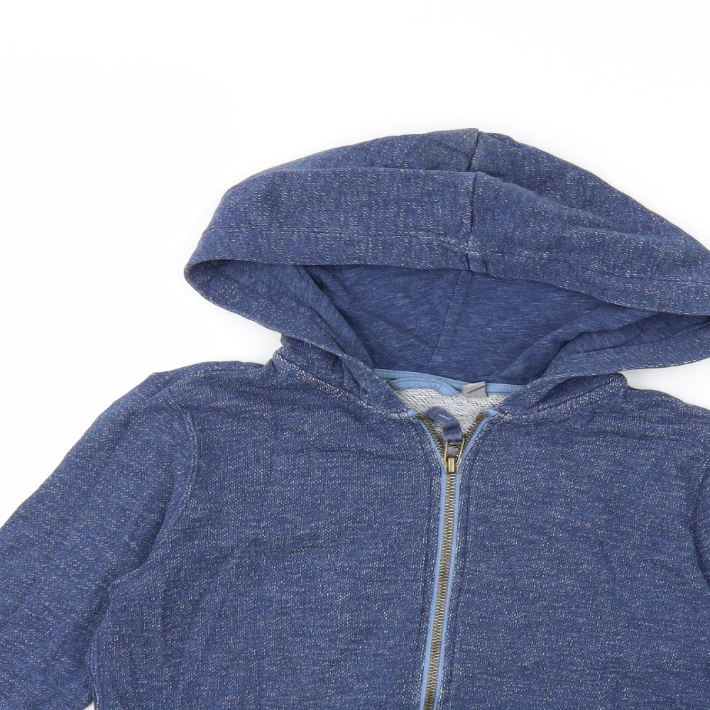 Uniqlo Boys Blue   Full Zip Hoodie Size 9 Years