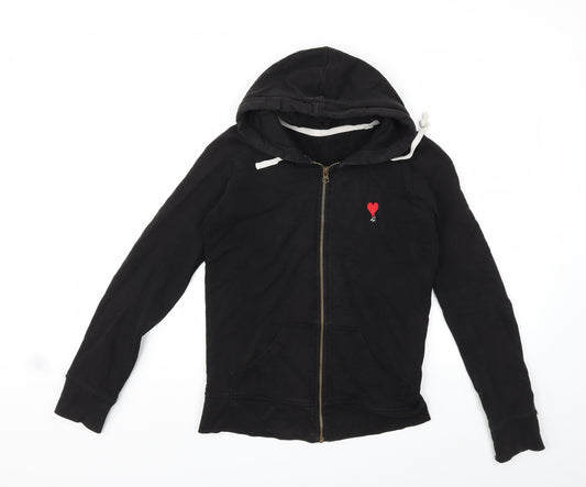 Preworn Womens Black   Full Zip Hoodie Size XS