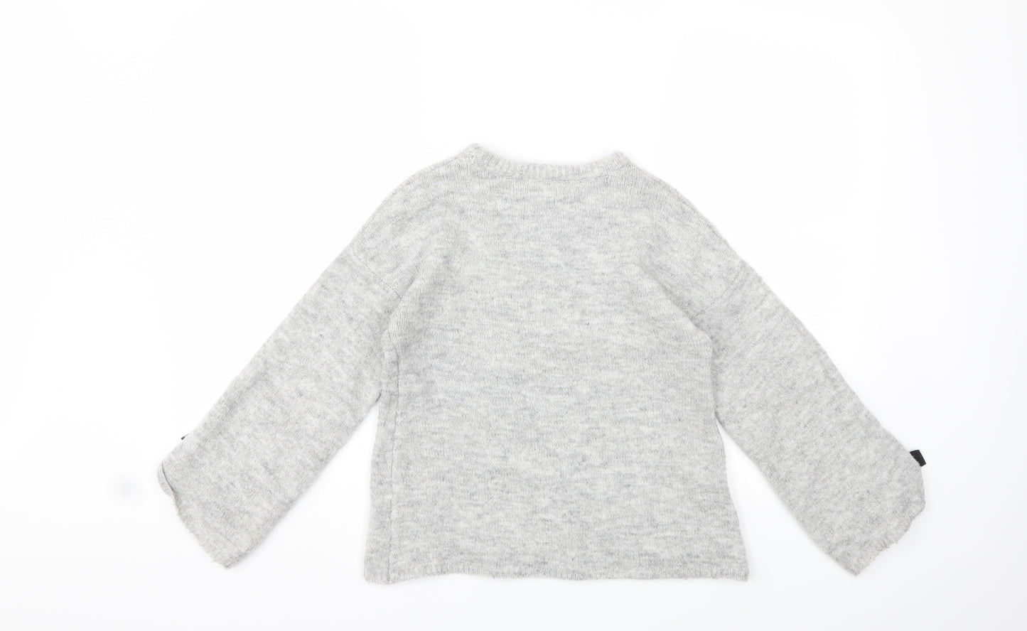 Primark Girls Grey   Pullover Jumper Size 9 Years