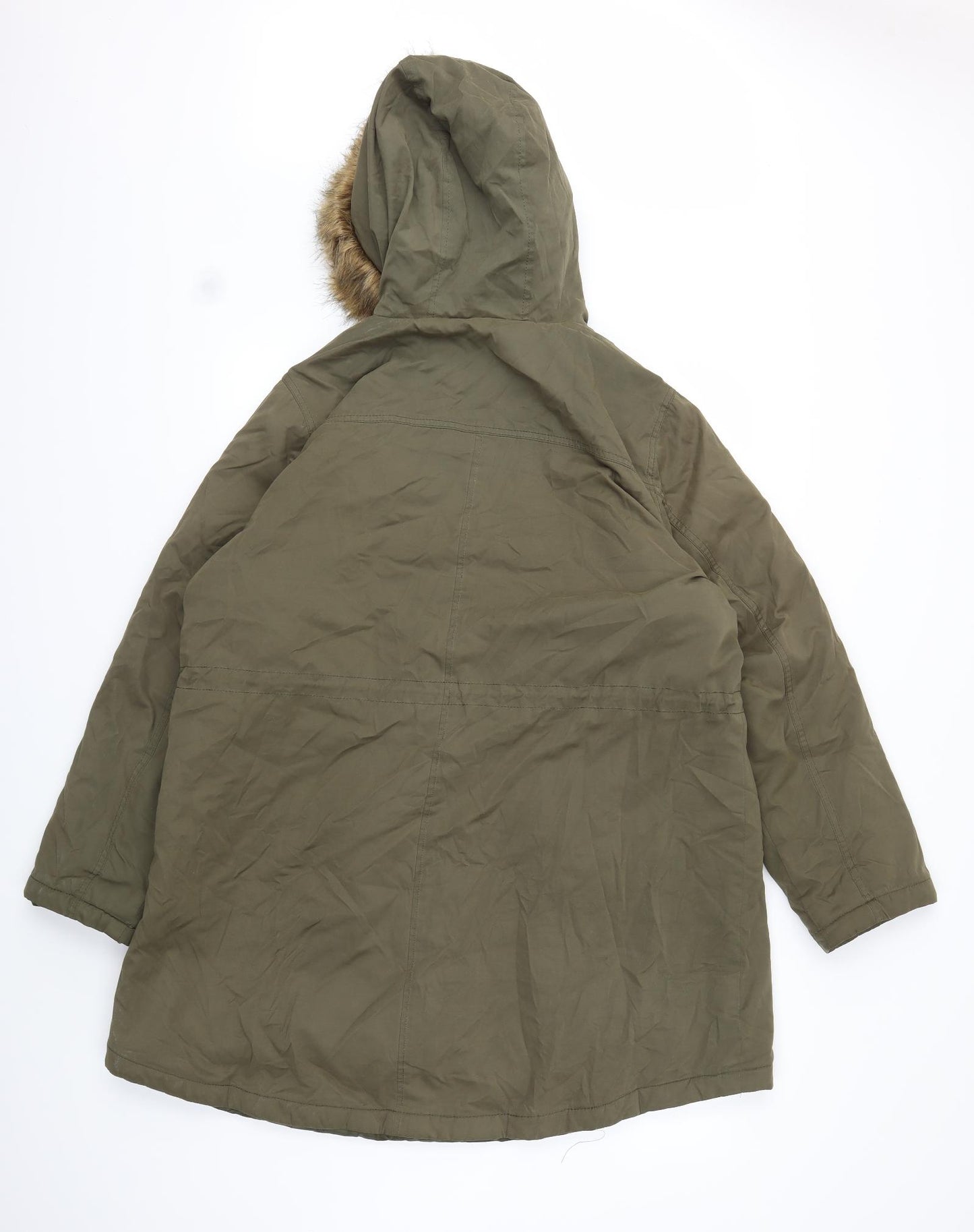 George Womens Green   Parka Coat Size 20