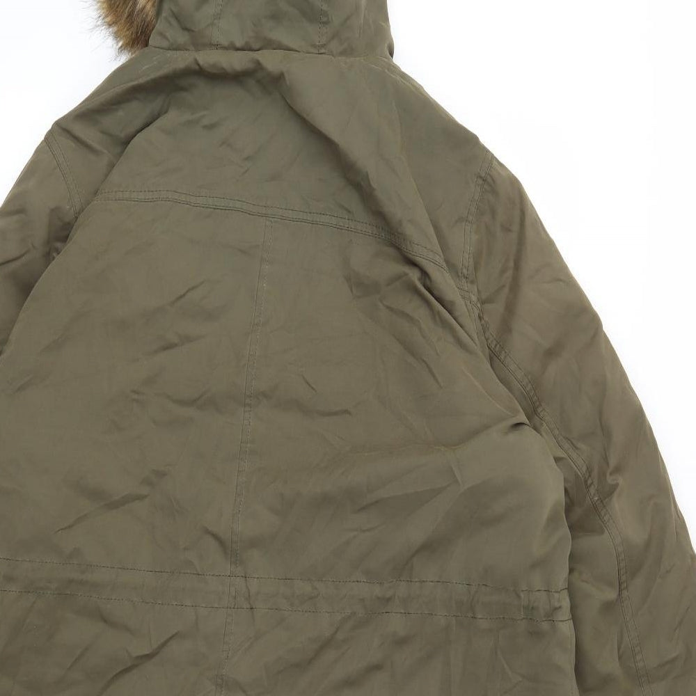 George Womens Green   Parka Coat Size 20