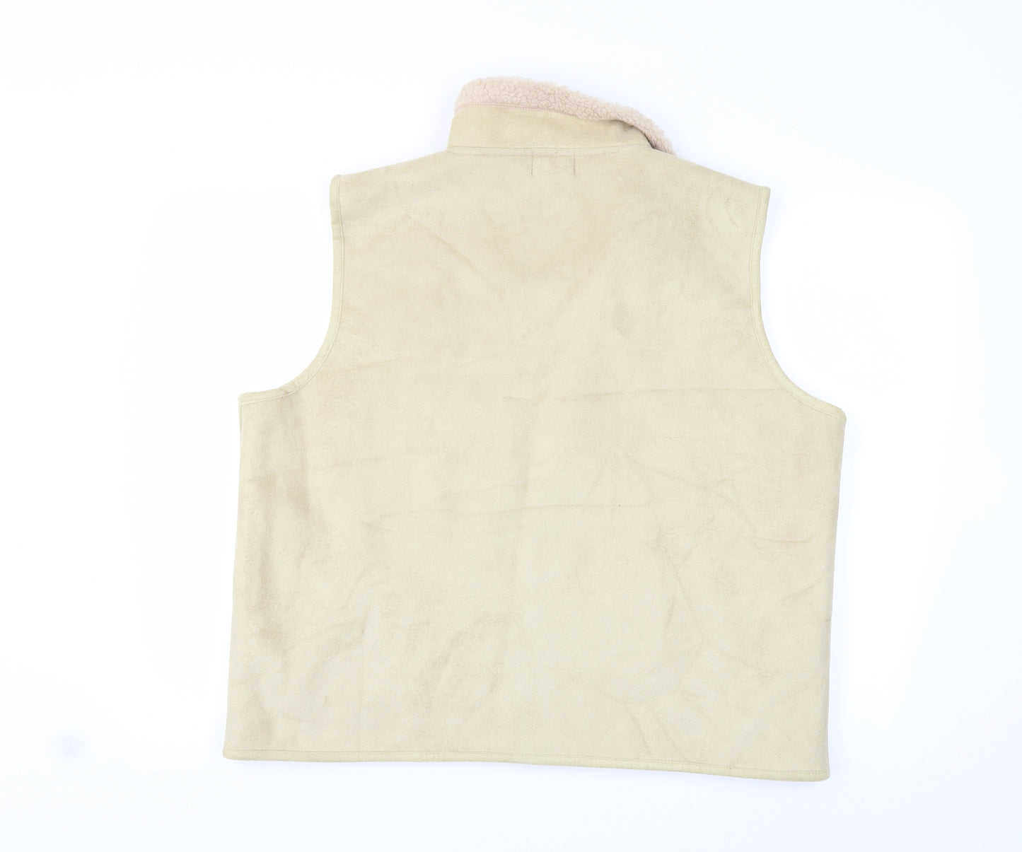 Bonmarché Womens Beige   Gilet Coat Size XL