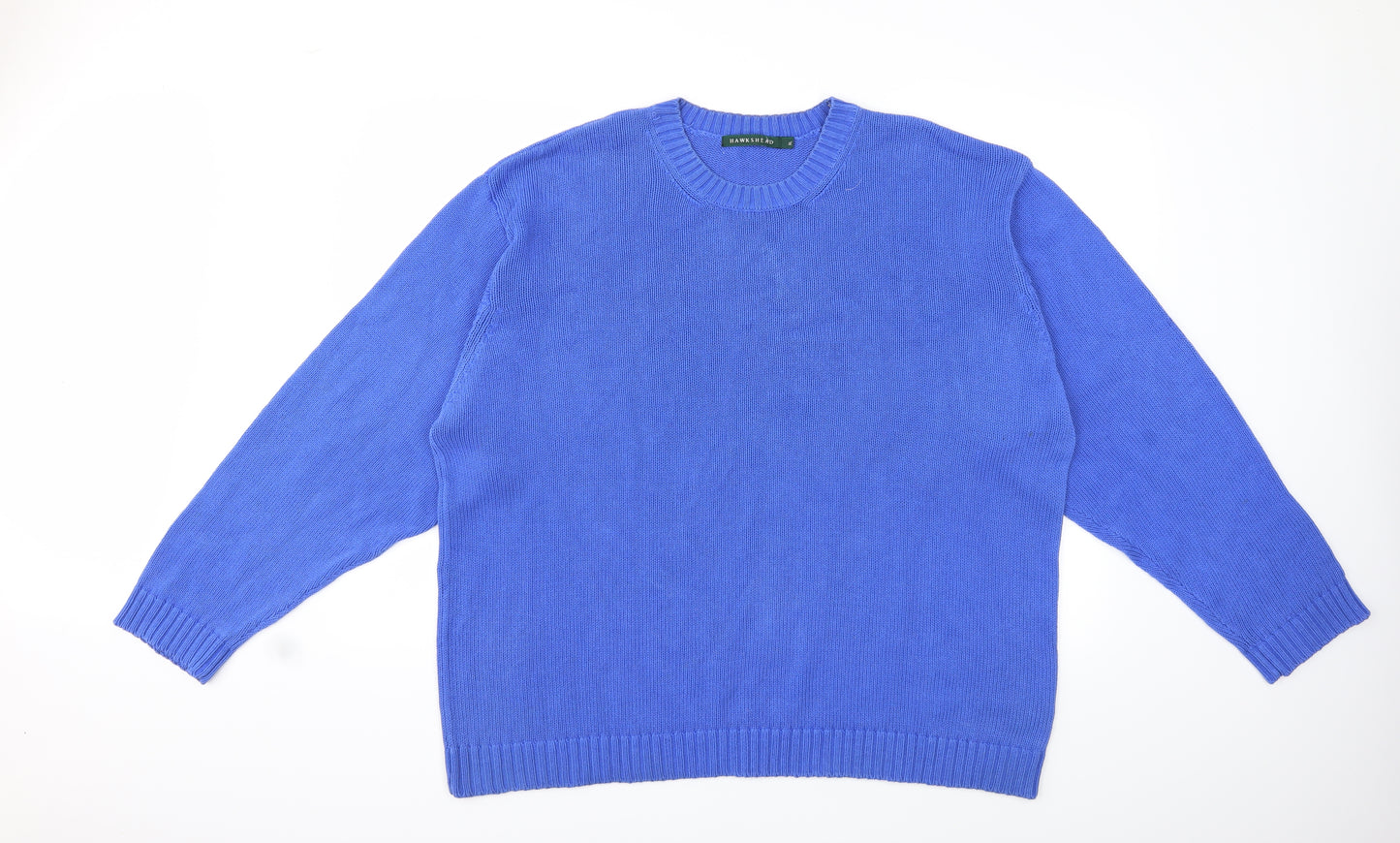 Hawkshead Mens Blue  Knit Pullover Jumper Size XL