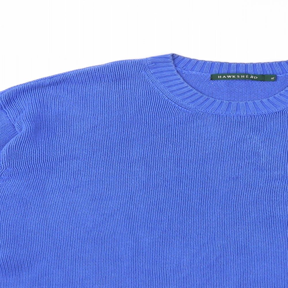 Hawkshead Mens Blue  Knit Pullover Jumper Size XL