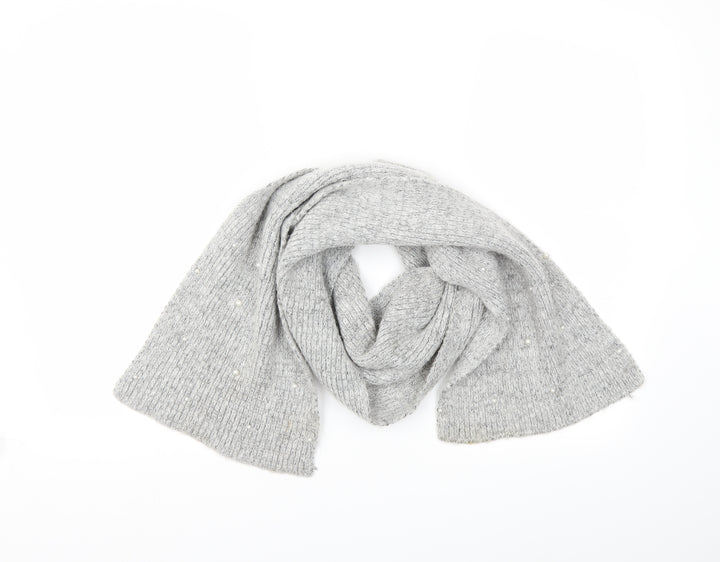 Preworn Womens Grey    Scarf   - pearl