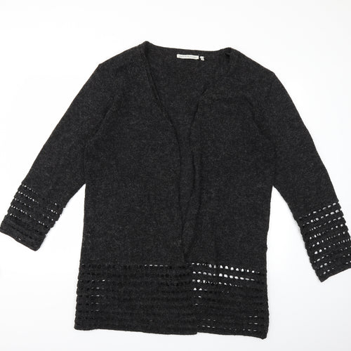emoi en plus Womens Black  Knit Cardigan Jumper Size 20