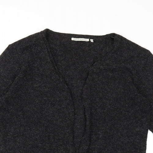 emoi en plus Womens Black  Knit Cardigan Jumper Size 20
