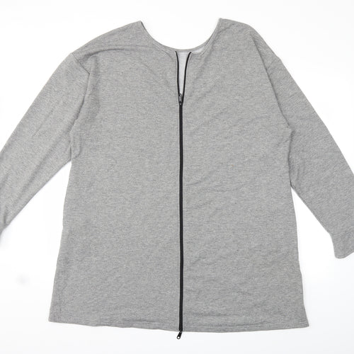 Avon Womens Grey   Jacket Coatigan Size 22