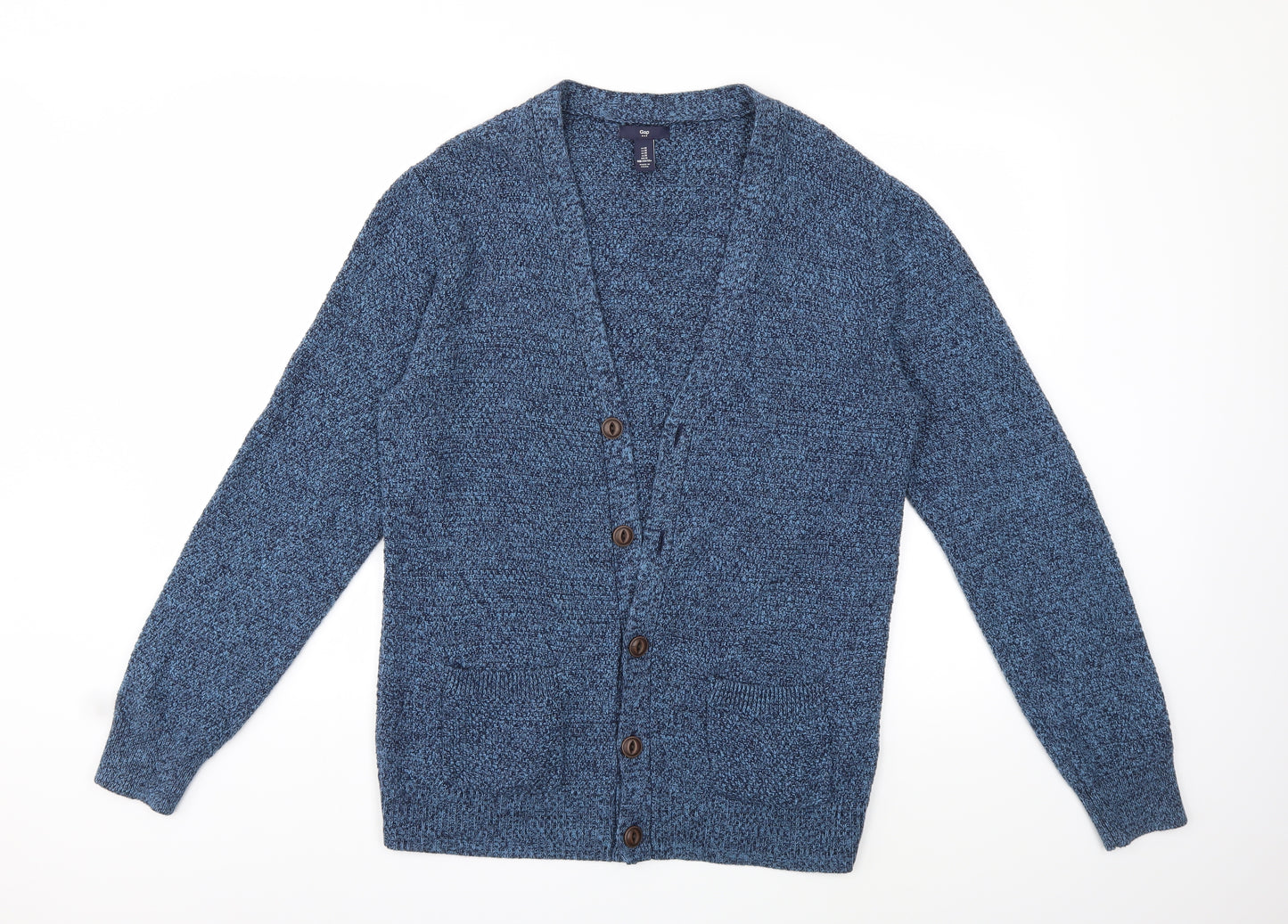 Gap Mens Blue  Knit Cardigan Jumper Size M