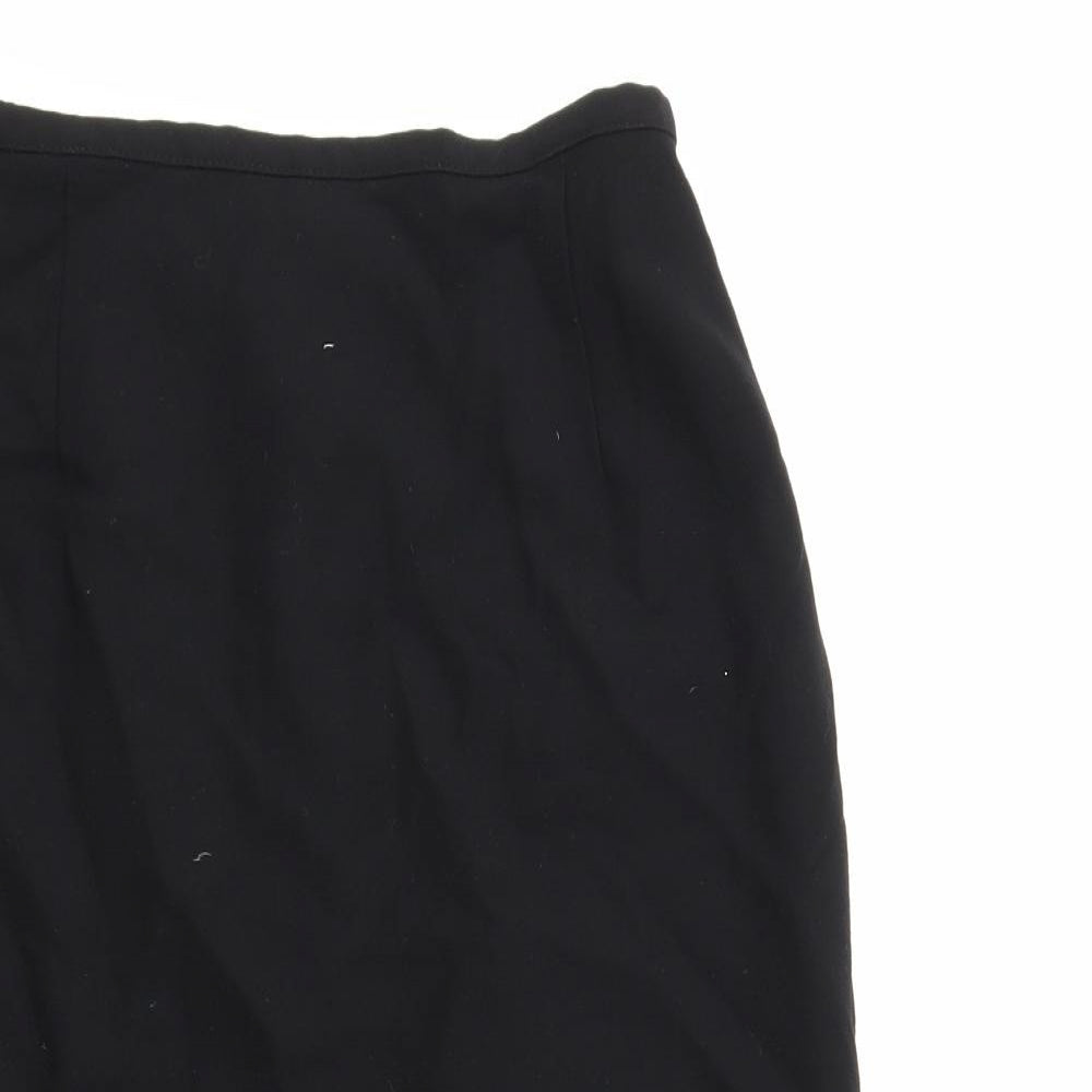Marks and Spencer Womens Black   Straight & Pencil Skirt Size 12