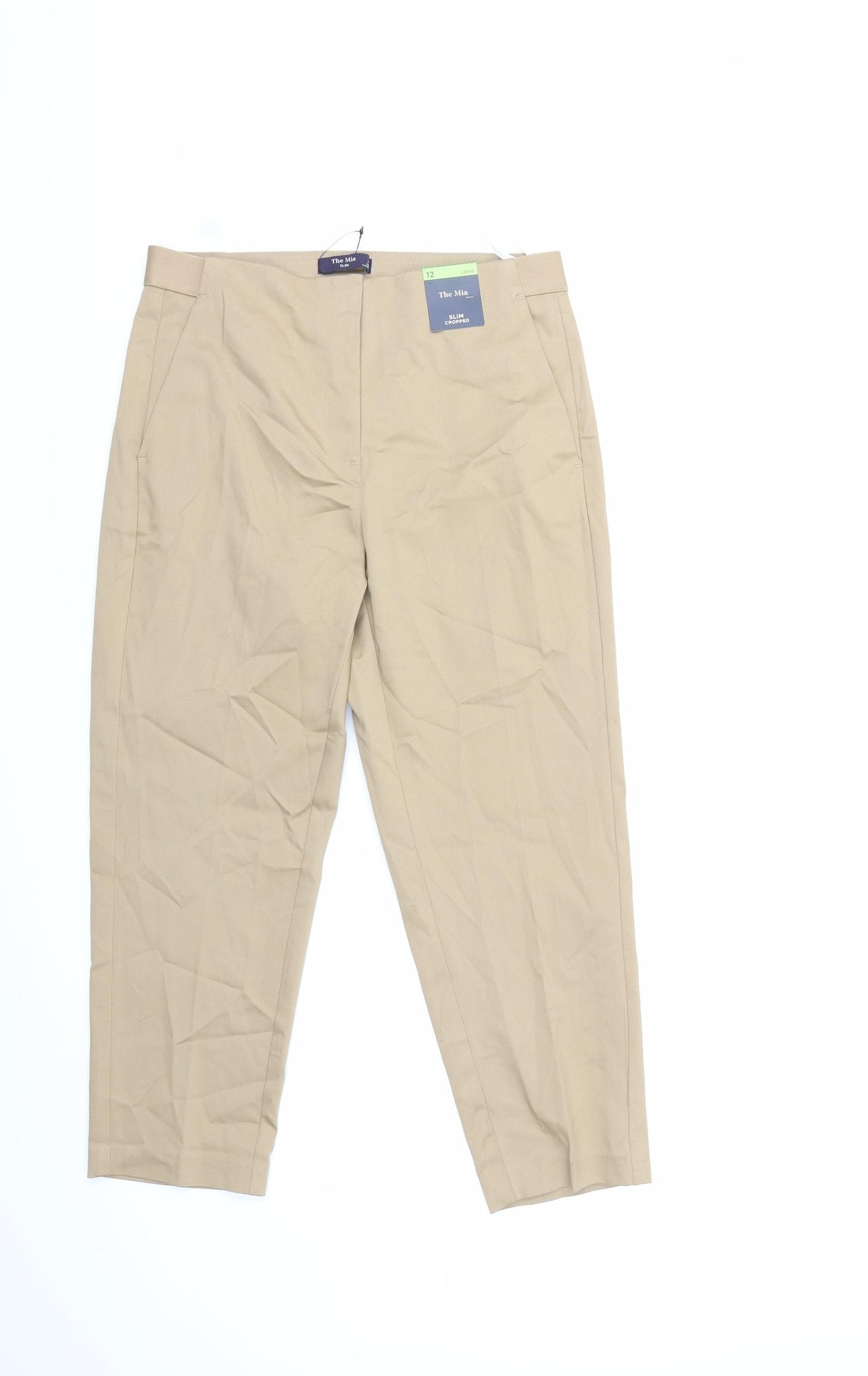 Marks and Spencer Womens Beige   Trousers  Size 12 L23 in