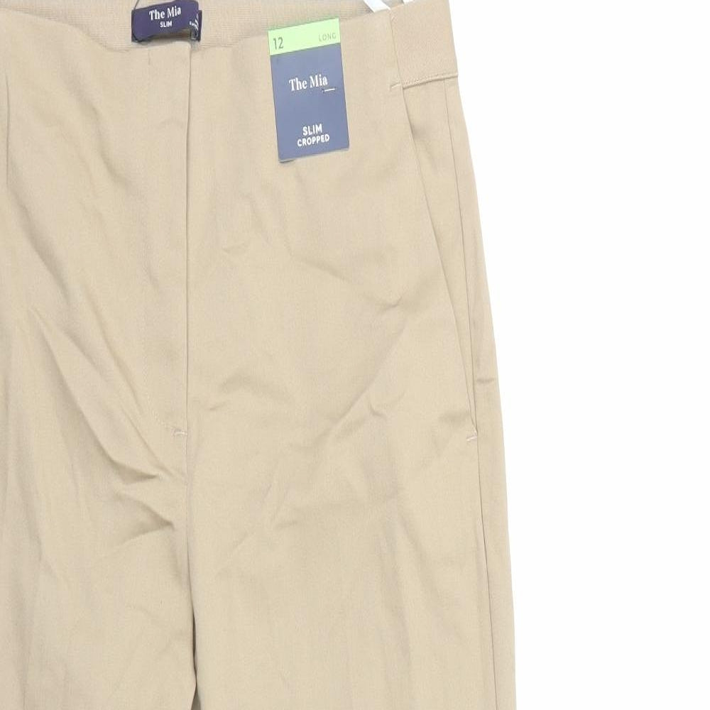 Marks and Spencer Womens Beige   Trousers  Size 12 L23 in