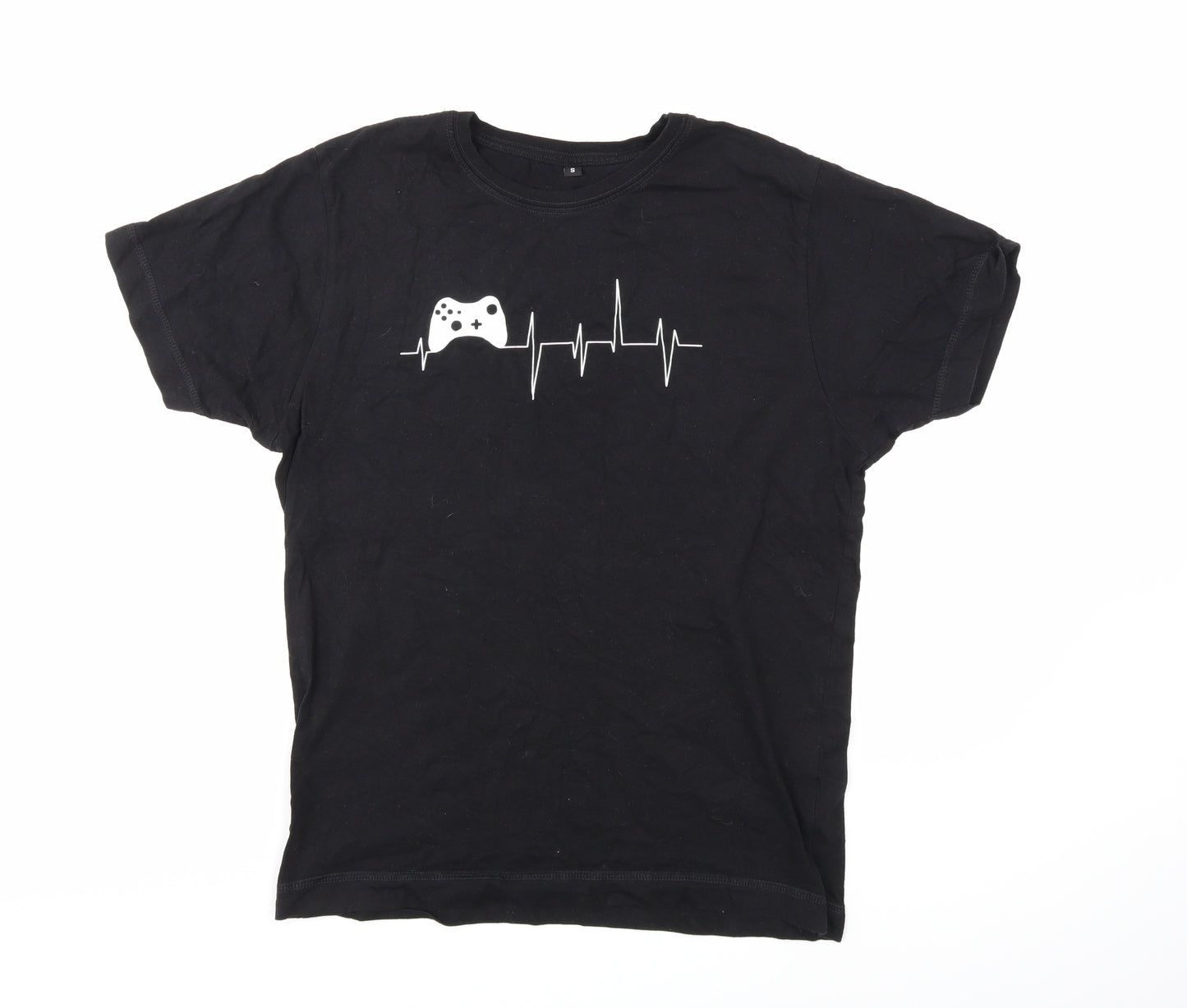 Preworn Mens Black    T-Shirt Size M