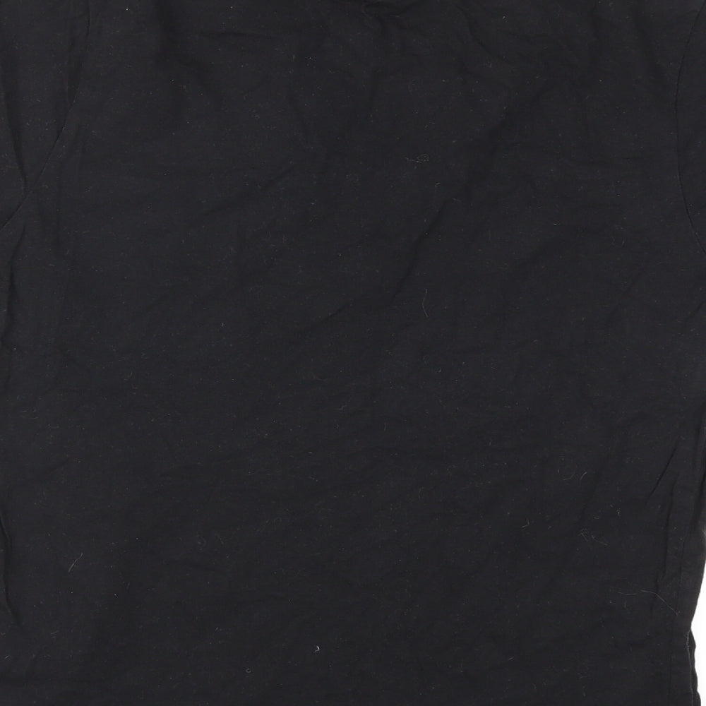 Preworn Mens Black    T-Shirt Size M